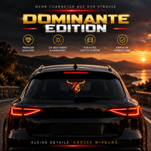 Stier-Aufkleber - Dominante Edition