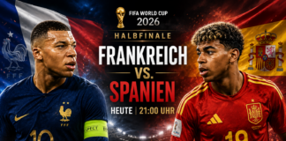 Frankreich gegen Spanien im WM-Halbfinale