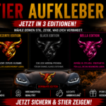 Stier Aufkleber Newsletter