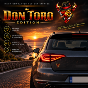 Stier-Aufkleber - Don Toro Sonderedition