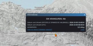 Erdbeben in Spanien: Erdstoß der Stärke 3,6 erschüttert Pamplona und Umgebung