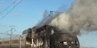 Feuer in spanischem Hochgeschwindigkeitszug